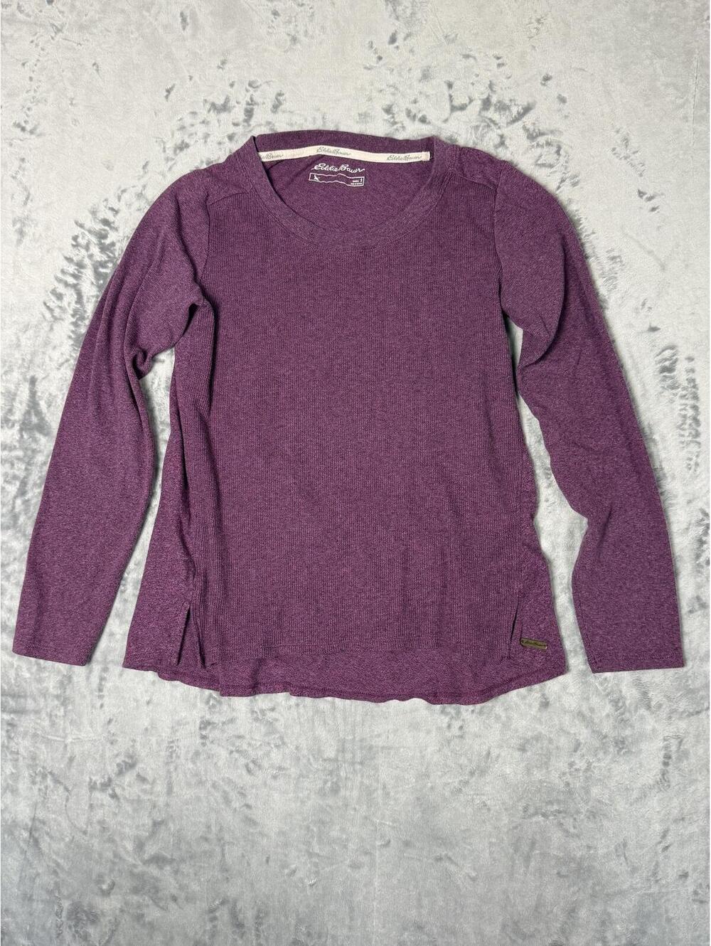 woman’s Long Sleeve T Shirt Size. S Casual outdoor Eddie Bauer